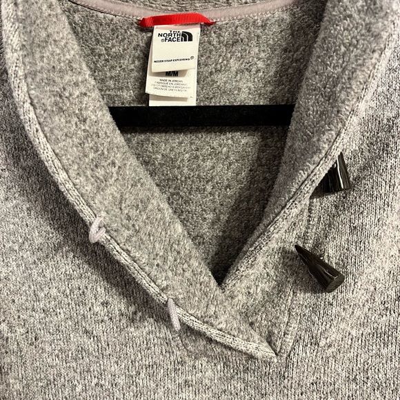 The North Face | Women’s Crescent Ridge Shawl Toggle Button Grey Pullover Size M - Picture 6 of 8